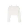 VERTBAUDET Girls Short Cardigan, Ecru