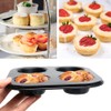 Anwangda Muffin Tray, 4-Hole Tart Round Party Tray, Muffin Tin