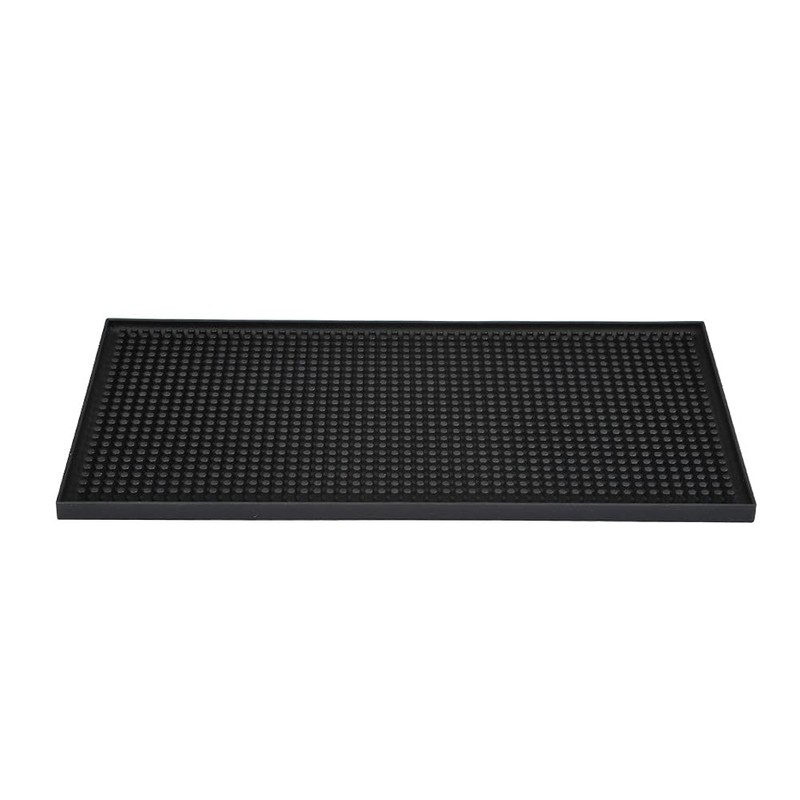 FOCCTS Rectangular Rubber Bar Mat, 30 x 15 x 1
