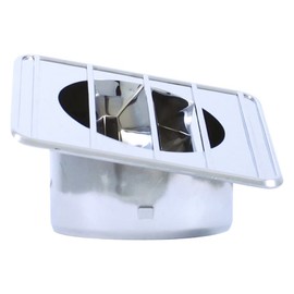 United Pacific C677217 Chrome Defrost Duct For 1967-72 Chevy and GMC Truck - L/H