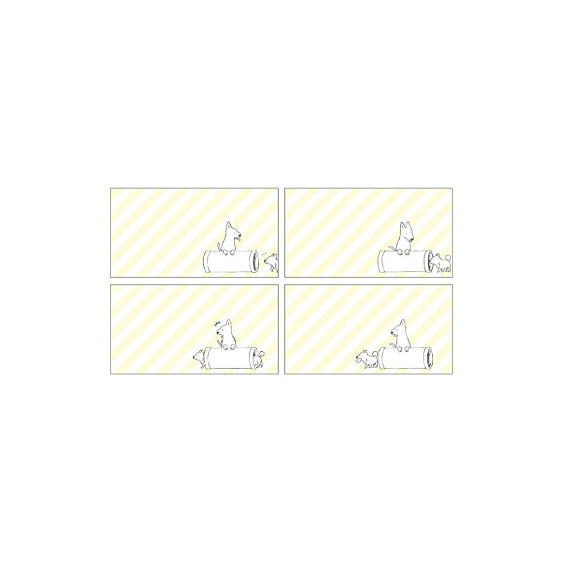 Hokuseisha PARAMO Memo 01-Dog W4.3 x H2.3 inches (109 x