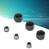 6Pcs Router Collet Adapter Carbon Steel 6mm 6.35mm 8mm Set
