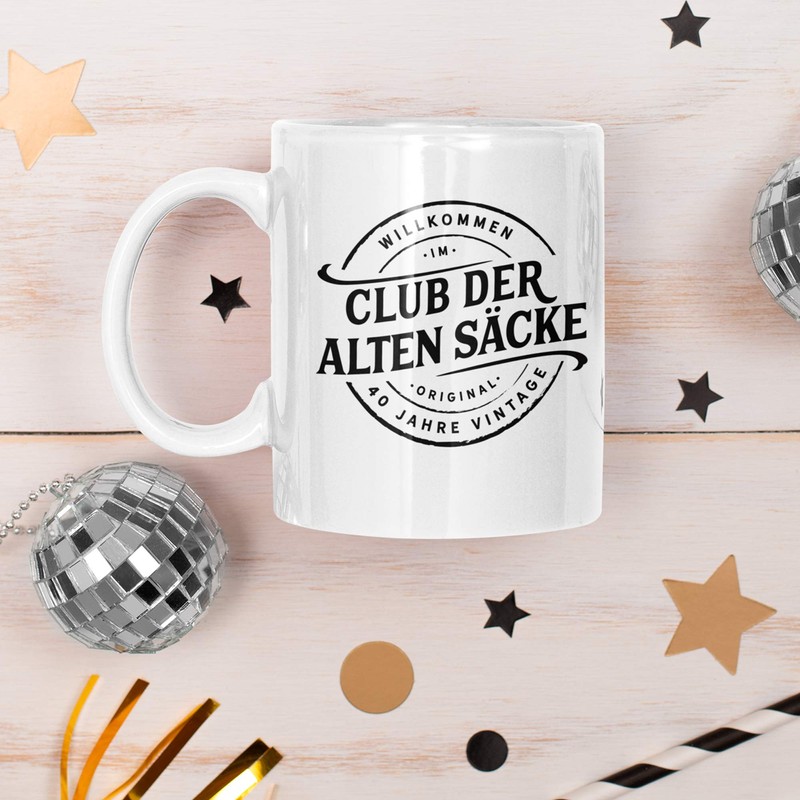 Orange9 Birthday 40th Man - Club der Alten Säcke -