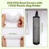 200 PCS Bowl Covers for Bread Proofing, Anglecai Plastic Bowl