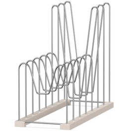 SHILFID Plastic Bag Drying Rack, Reusable Bag Drying Rack for Silicone Bag & Ziploc Bag, Bottle Dryer Rack for Gloves & Glasses, Pan Lid & Cutting Board Organizer