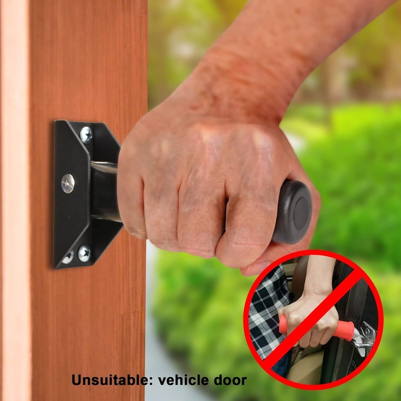 iGuerburn Doorway Flip Assist Handle, Door Assistant Support Grip Handle,