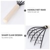 YARDWE Claw Rake Hand Rake Clamming Claws Shell Clam Digger