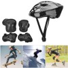 7pcs Adult Roller Skating Protection Gear Set Knee Pads Elbow