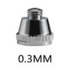 0.3mm AB134 130 Airbrush Parts Nozzle Cap + Needle Cap