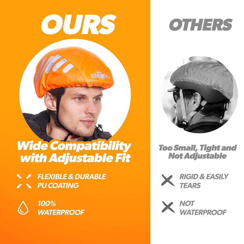 BTR Waterproof, Windproof & Breathable Bike Helmet Cover