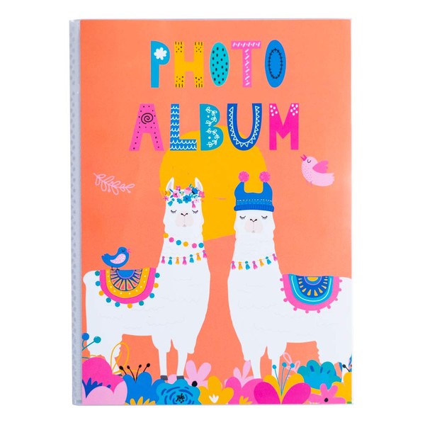 Grupo Erik Llama Photo Album | 6x4 Photo Album - 10x15 cm | Family Photo Album 36 Pockets | Friend Gifts | Photo Books For Memories | Photo Album Slip In | Llama Gifts
