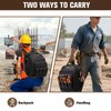 Tool Backpack Heavy Duty, Tool Bag Backpack with Laptop Compartment