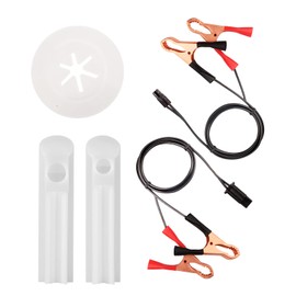 Universal Fuel Injector Flush Cleaner Adapter, with 2 Size Injectors Nozzles Adapter, 12V Fuel Injector Cleaning Kit for Auto Car Diesel Gas Fuel Injector