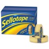Sellotape Original Golden Tape Roll Non-static Easy-tear Large 18mmx66m Ref 1443252 [Pack of 16]