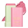 Mysense Pink Cream Blush Stick, Multi-use Makeup Blush Stick for