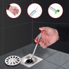 Snake Drain Clog Remover, 63 Inch 2pack - Toilet Snake,