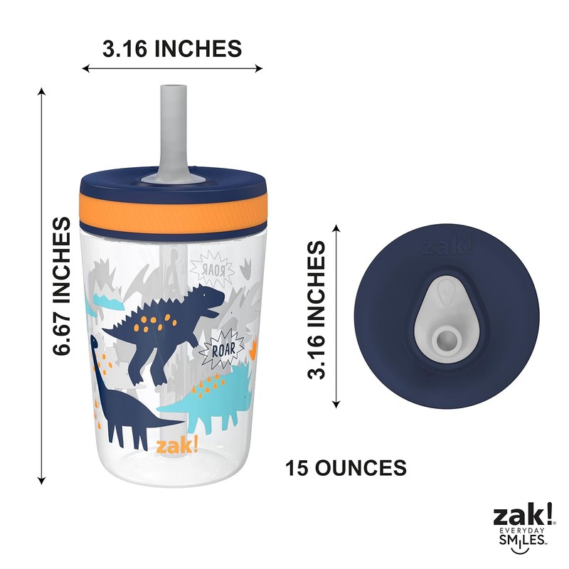 Zak Designs Kelso Toddler Cups For Travel or At Home,