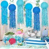 Hanging Jelly Fish Decoration, Blue Jellyfish Paper Lanterns - Jellyfish