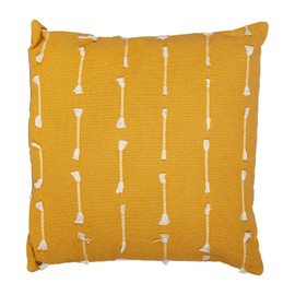 HomeStock Urban Oasis Throw Pillow for Sofas and Couches, Transitional Style Decorative Pillow for All Living Spaces Yellow