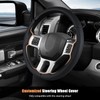 Customized Steering Wheel Cover for 2012-2018 Dodge RAM 1500/2500/3500/4500