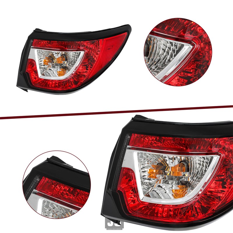 JSBOYAT Halogen Tail Light Fits for 2013-2017 Chevy Traverse Outer