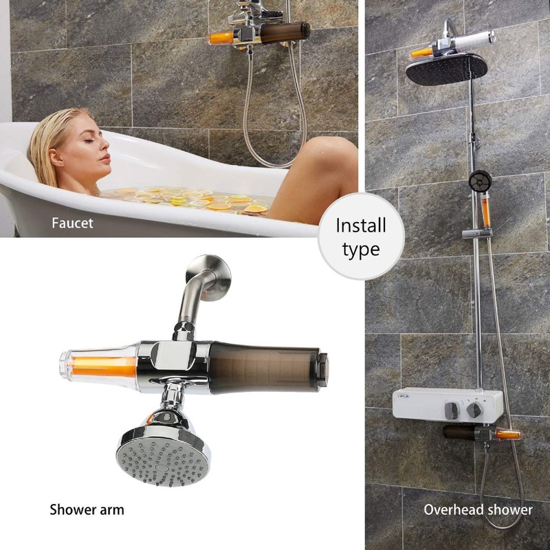 VitaPure Inline Shower Filter SUF-300VPX aka VPM-300 Removing Chlorine &
