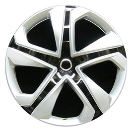 Premium Replica Hubcap, Replacement for Honda Civic 2016-2020, 16-inch Silver Black Wheel Cover, 1 Piece
