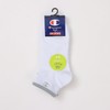 Champion CWSCZ301-010-S Plain Socks, 3 Pairs, No Pill, Embroidered Logo,