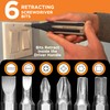 Kelvin Tools Retractor - Retractable All-In-One Screwdriver Quick Change Phillips
