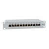 BIGtec 12 Port CAT6a Patch Panel Distribution Panel 500 MHz