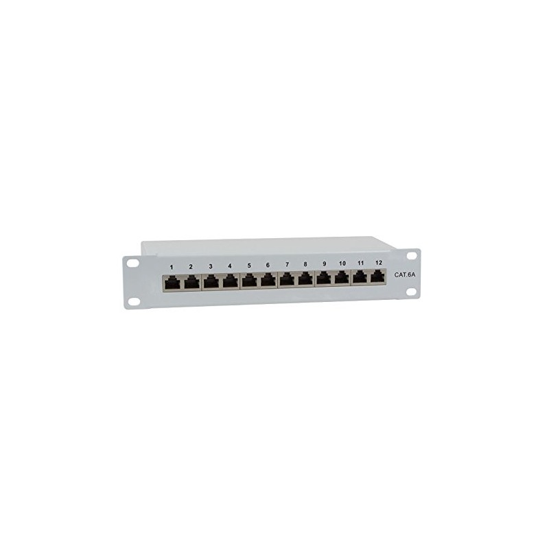 BIGtec 12 Port CAT6a Patch Panel Distribution Panel 500 MHz