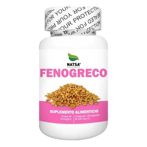 Fenogreco 100 Cápsulas Antioxidante Regulador de Azúcar Mejora digestión Baja