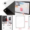Magnetic frame A1 store information board acrylic pocket acrylic bulletin board art sign POP stand black