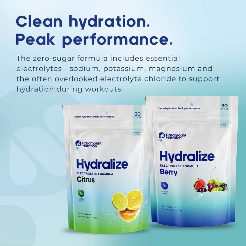 Hydralize Electrolyte Formula - Hydration Drink Mix - With Pink