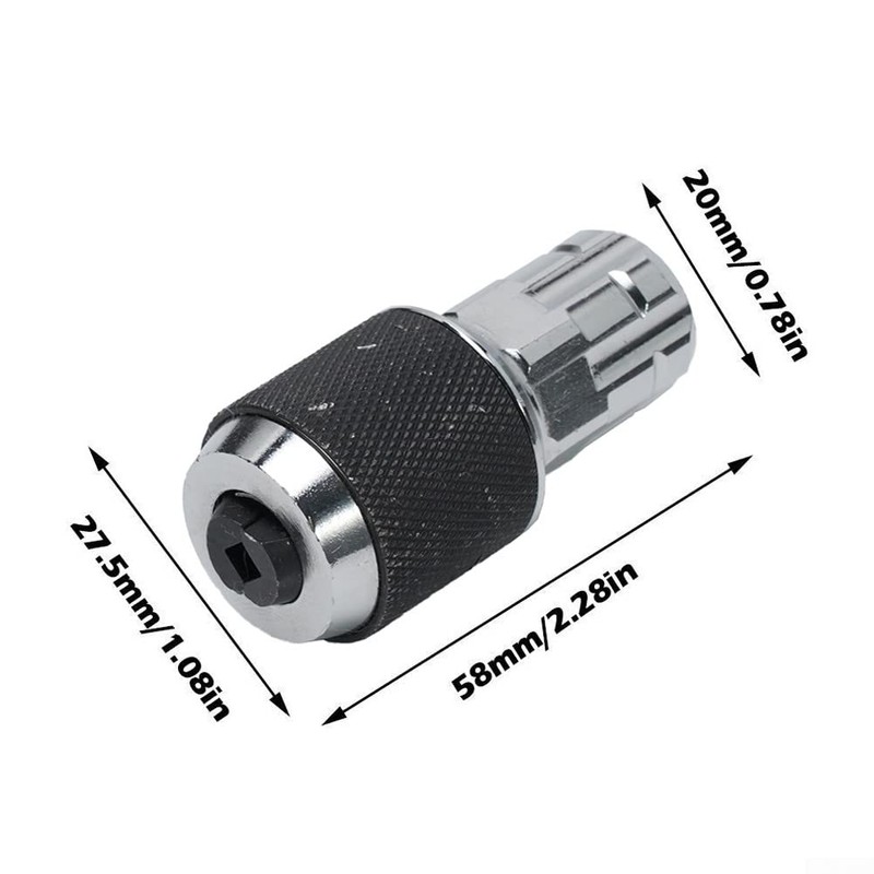 M6-M12 Tap Holding Chuck 3/8 Adapter Tap Wrench Adjustable Clamping