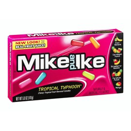 Mike & Ike, Tropical Typhoon Flavored Candies, 5oz Box (Pack of 12)