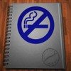 Pack of 4-3 INCH Stickers - No Smoking Sign Decal Sticker (Blue, Mirrored), Decal Sticker Vinyl Car Home Truck Window Laptop