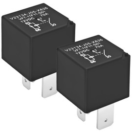 VF7-11F11-S01 Automotive Relay (Pack of 2) – 12VDC 70A 4-Pin High-Current Relay - Direct Replacement for 4-1393306-6, V23134-J55-X836, 614