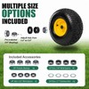 Taifa 15x6.00-6 Pneumatic Tire and Wheel Assembly, 4-Ply Tubeless NHS