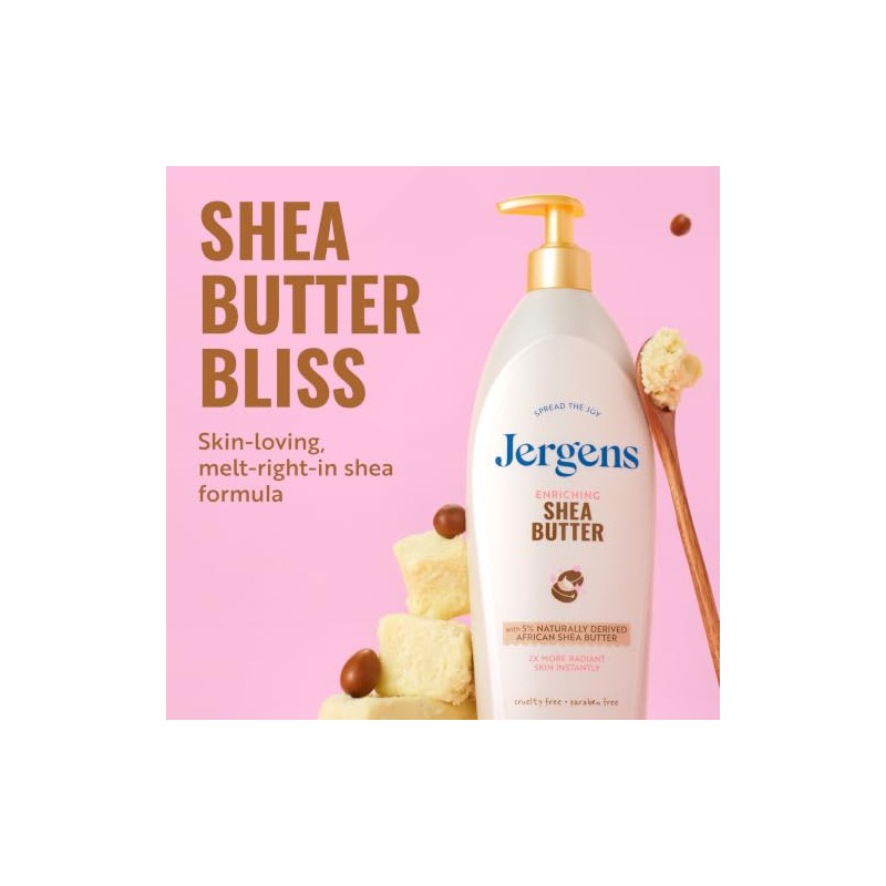 Jergens Shea Butter Deep Conditioning Moisturizer Fluid Ounce