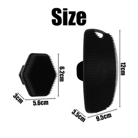 IDNVFY 1 Gesichtsreinigungsbürste, 1 Exfoliationsbürste, Silikonbürste, Körperpflegeprodukte, Badegeräte.