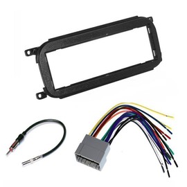 JEEP WRANGLER 2002 - 2006 Car Stereo Install Dash Kit Radio Wire Harness and Antenna Adapter