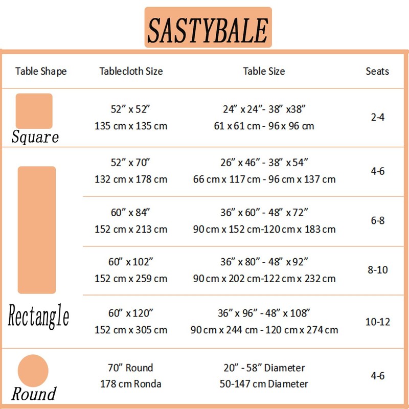 Jacquard Design Table Cloth- Rectangle Tablecloths Shrink Resistant Spill Proof