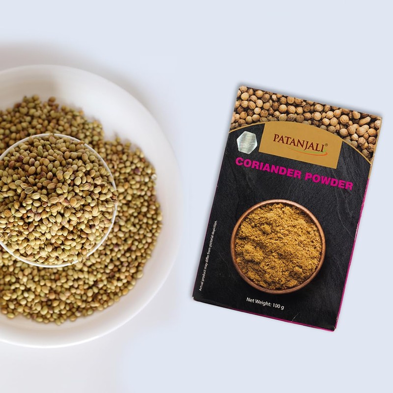Patanjali Coriander Powder 100g / 0.22 lb - Pack Of