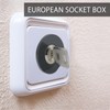 4 x socket lock, lockable socket, lockable sockets, child lock,
