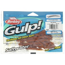 Berkley Gulp Saltwater Sandworm - Dark Brown - 10 Pk - 6 Inch