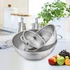 P&P CHEF Colander Set of 3, Stainless Steel Micro-Perforated Colanders