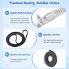 WE49X20697 Dryer Bearing Kit Compatible with GE Dryer Fix Noise