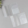 5pcs Transparent Frosted Document Protection Bags Passport Cover ID Card