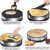 Professional Crepe Maker Machine Electric Frying Pan Griddle Pancakes Commercial